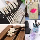 Maxbell Artificial Pearl Beads No Hole 4/5/6/8/10mm for Hats Table Scatter Clothes Multicolor