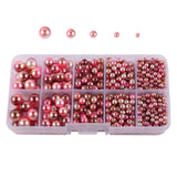 Maxbell Artificial Pearl Beads No Hole 4/5/6/8/10mm for Hats Table Scatter Clothes Multicolor