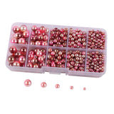 Maxbell Artificial Pearl Beads No Hole 4/5/6/8/10mm for Hats Table Scatter Clothes Multicolor