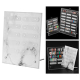 Maxbell Adsorption Nail Art Display Holder Acrylic Nail Tips Practice Holder for DIY A