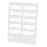 Maxbell Adsorption Nail Art Display Holder Acrylic Nail Tips Practice Holder for DIY B