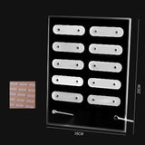 Maxbell Adsorption Nail Art Display Holder Acrylic Nail Tips Practice Holder for DIY B