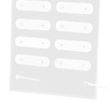 Maxbell Adsorption Nail Art Display Holder Acrylic Nail Tips Practice Holder for DIY B