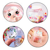 Maxbell Blow Bubbles Double Sided Tape Waterproof Tapes Strips Transparent Tape 5cm with Storage Box 5PCS Clear