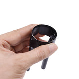 Maxbell Half Round Cutter Punch Handmade Fittings Durable Hole Puncher for Home Belt 40mm