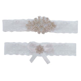 Maxbell 2Pcs Wedding Garter Clothing Accessories Thigh for Dance Party Girls