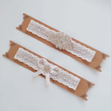 Maxbell 2Pcs Wedding Garter Clothing Accessories Thigh for Dance Party Girls