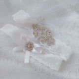 Maxbell 2Pcs Wedding Garter Clothing Accessories Thigh for Dance Party Girls