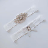 Maxbell 2Pcs Wedding Garters Bridesmaid Leg Garter Belt for Dance Halloween Women