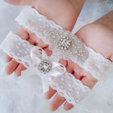 Maxbell 2Pcs Wedding Garters Bridesmaid Leg Garter Belt for Dance Halloween Women