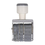 Maxbell 8 digits Roller Stamp Fittings Business Stamp for DIY Craft Card Making
