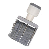 Maxbell 8 digits Roller Stamp Fittings Business Stamp for DIY Craft Card Making