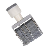 Maxbell 8 digits Roller Stamp Fittings Business Stamp for DIY Craft Card Making