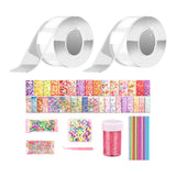 Maxbell Blow Bubble Double Sided Tape Reusable Creative Sticky Tape Kids Sensory Toy Style A