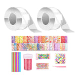 Maxbell Blow Bubble Double Sided Tape Reusable Creative Sticky Tape Kids Sensory Toy Style A