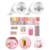 Maxbell Blow Bubble Double Sided Tape Reusable Creative Sticky Tape Kids Sensory Toy Style A