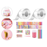 Maxbell Blow Bubble Double Sided Tape Reusable Creative Sticky Tape Kids Sensory Toy Style A