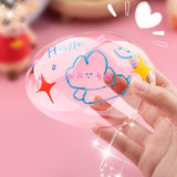 Maxbell Blow Bubble Double Sided Tape Reusable Creative Sticky Tape Kids Sensory Toy Style C