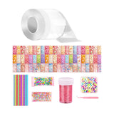 Maxbell Blow Bubble Double Sided Tape Reusable Creative Sticky Tape Kids Sensory Toy Style C