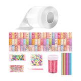 Maxbell Blow Bubble Double Sided Tape Reusable Creative Sticky Tape Kids Sensory Toy Style C