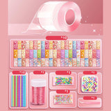 Maxbell Blow Bubble Double Sided Tape Reusable Creative Sticky Tape Kids Sensory Toy Style C