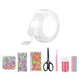 Maxbell Blow Bubbles Double Sided Tape Removable Mounting Tape Transparent Nano Tape Style D
