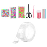 Maxbell Blow Bubbles Double Sided Tape Removable Mounting Tape Transparent Nano Tape Style D