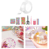 Maxbell Blow Bubbles Double Sided Tape Removable Mounting Tape Transparent Nano Tape Style D