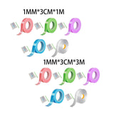 Maxbell Nano Mounting Tape Funny for Educational Toy Adults Classroom DIY Craft 1mmx3cmx1m pink