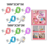 Maxbell Nano Mounting Tape Funny for Educational Toy Adults Classroom DIY Craft 1mmx3cmx1m pink