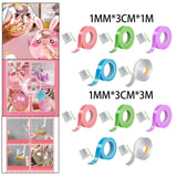 Maxbell Nano Mounting Tape Funny for Educational Toy Adults Classroom DIY Craft 1mmx3cmx1m pink