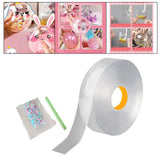 Maxbell Nano Mounting Tape Funny for Educational Toy Adults Classroom DIY Craft 1mmx3cmx3m clear