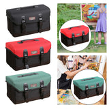 Maxbell Craft Organizer Tote Bag Large Multipurpose Painting Storage Container Pouch Black