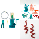 Maxbell Mini Knitting Machine Easy Weaver Knitter DIY for Scarves Bracelets Sweaters Green