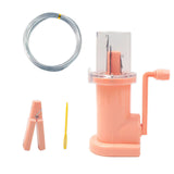 Maxbell Mini Knitting Machine Easy Weaver Knitter DIY for Scarves Bracelets Sweaters Pink