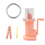 Maxbell Mini Knitting Machine Easy Weaver Knitter DIY for Scarves Bracelets Sweaters Pink