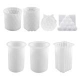 Maxbell Silicone Mould DIY Epoxy Ornaments Candle Making Tool for Clay Party Plaster 8.7cmx5cm