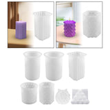 Maxbell Silicone Mould DIY Epoxy Ornaments Candle Making Tool for Clay Party Plaster 8.7cmx5cm