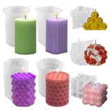 Maxbell Silicone Mould DIY Epoxy Ornaments Candle Making Tool for Clay Party Plaster 8.7cmx5cm