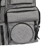 Maxbell Art Portfolio Case Tote Carrying Bag for Display Screen Paint Brushes Travel gray