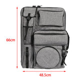 Maxbell Art Portfolio Case Tote Carrying Bag for Display Screen Paint Brushes Travel gray