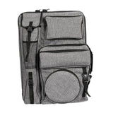 Maxbell Art Portfolio Case Tote Carrying Bag for Display Screen Paint Brushes Travel gray