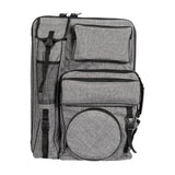Maxbell Art Portfolio Case Tote Carrying Bag for Display Screen Paint Brushes Travel gray