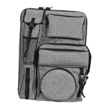 Maxbell Art Portfolio Case Tote Carrying Bag for Display Screen Paint Brushes Travel gray