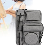 Maxbell Art Portfolio Case Tote Carrying Bag for Display Screen Paint Brushes Travel gray