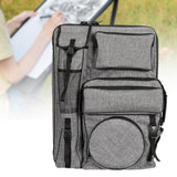 Maxbell Art Portfolio Case Tote Carrying Bag for Display Screen Paint Brushes Travel gray