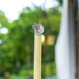 Maxbell Candle Snuffer Clip on Unique Automatic Candle Extinguisher Candle Care Tool Argent