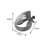 Maxbell Candle Snuffer Clip on Unique Automatic Candle Extinguisher Candle Care Tool Argent