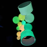 Maxbell 6Pcs Sticky Ball Tapes for Adults Glowing Tape Creative Colored Ball Tape 1.2cmx10m