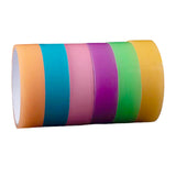 Maxbell 6Pcs Sticky Ball Tapes for Adults Glowing Tape Creative Colored Ball Tape 1.2cmx10m